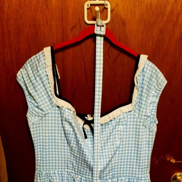Vixen By Micheline Pitt Dresses & Skirts - NWOT 3X Vixen by Micheline Pitt Blue Bardot Dress